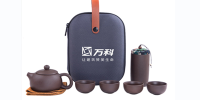 地產行業案例-茶具禮包定制