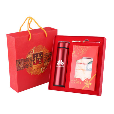 毛巾+簽字筆+保溫杯三件套